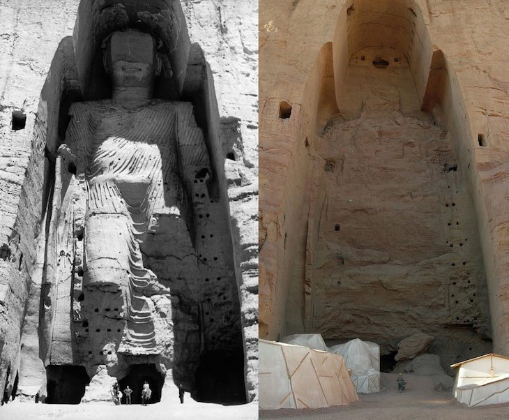 5 Priceless Works of Art That Are Lost Forever Buddhas of Bamiyan
