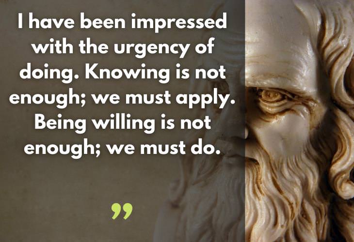Quotes by Leonardo da Vinci, knowledge 