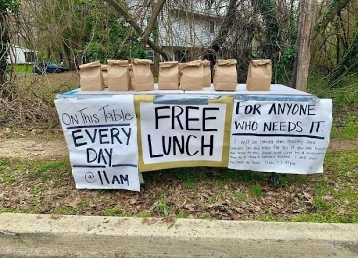 13 Heartwarming Stories of Brave and Kind People free lunch