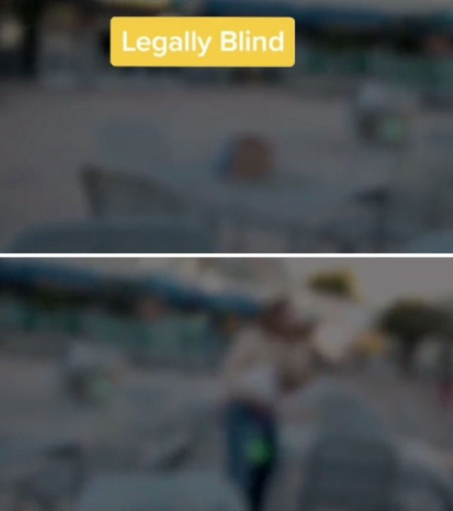 How People With Vision Limitations See the World  Legally blind 