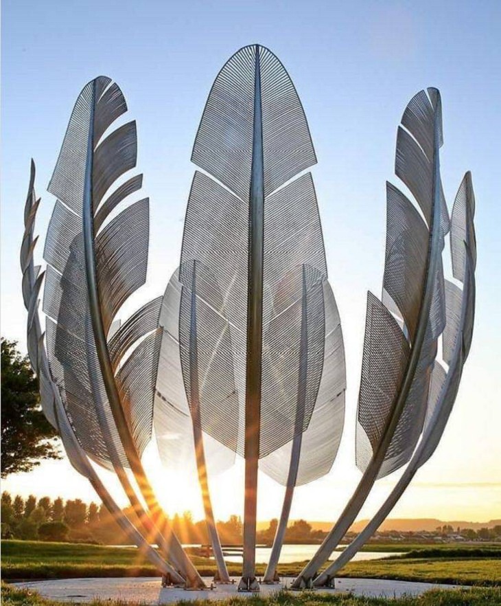 Urban Designs, stainless steel sculpture 