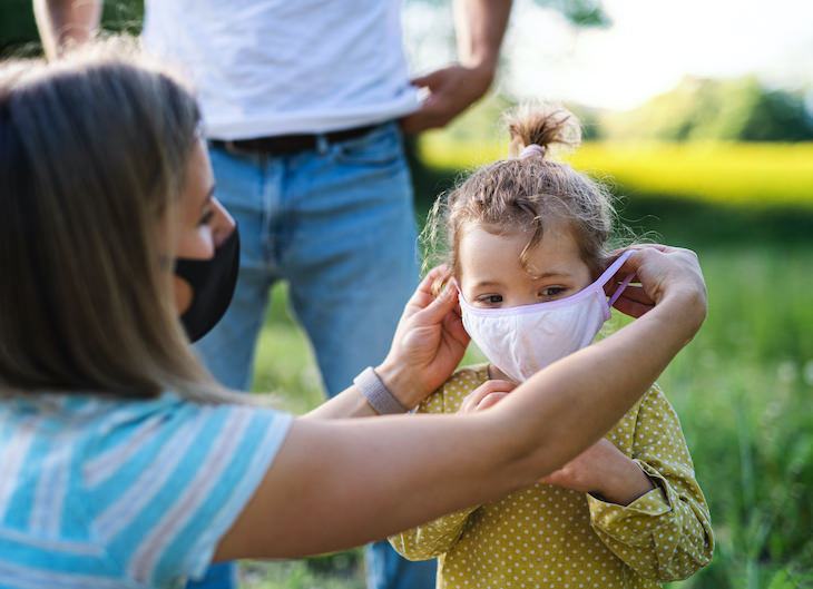 Has the Covid-19 Pandemic Affected Our Immune Systems? child with face mask