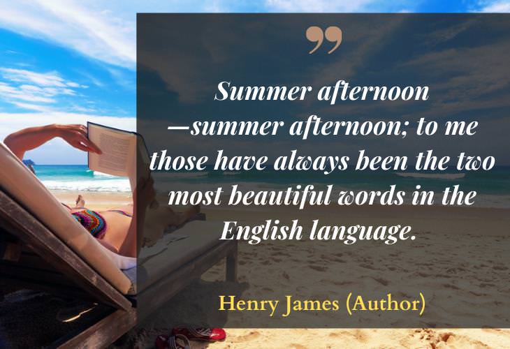 Quotes about Summertime, afternoon, beach