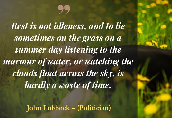 Quotes about Summertime, resting, grass