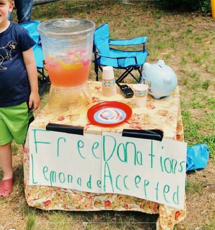 Confusing ‘Messages’, Lemonade stand