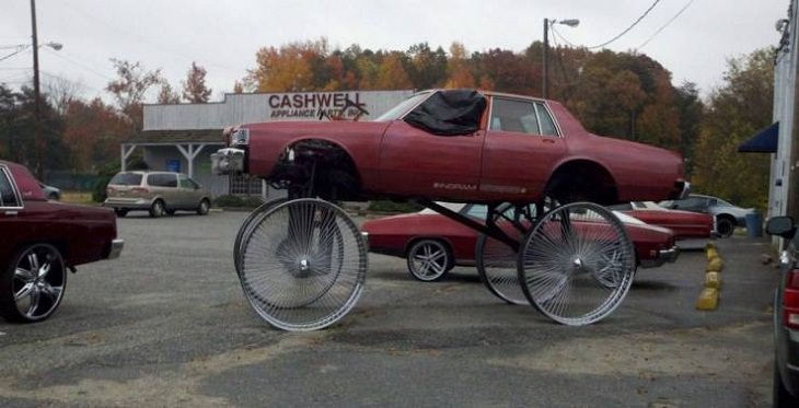 Weird Cars, wheels