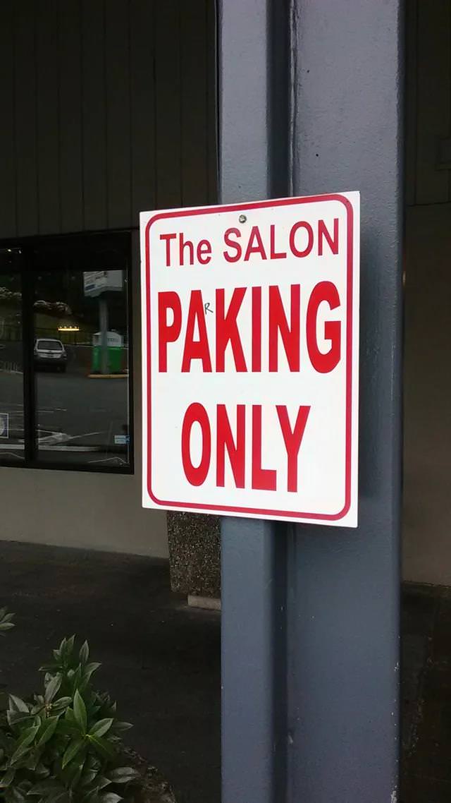 Funny Signs parking