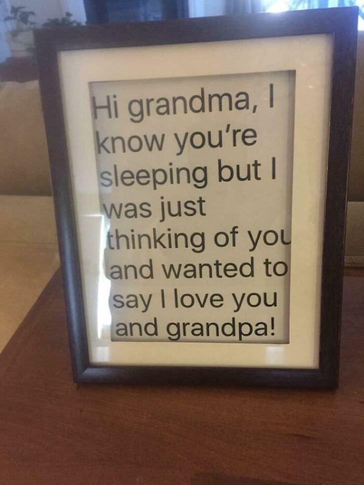Wholesome Stories Proving Grandparents Are Awesome framed text