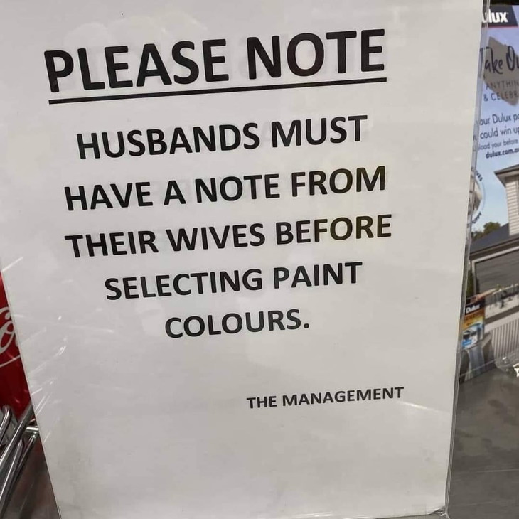 Funny Signs paint color