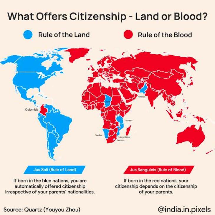 Fun Informative Maps On A Variety of Topics citizenship