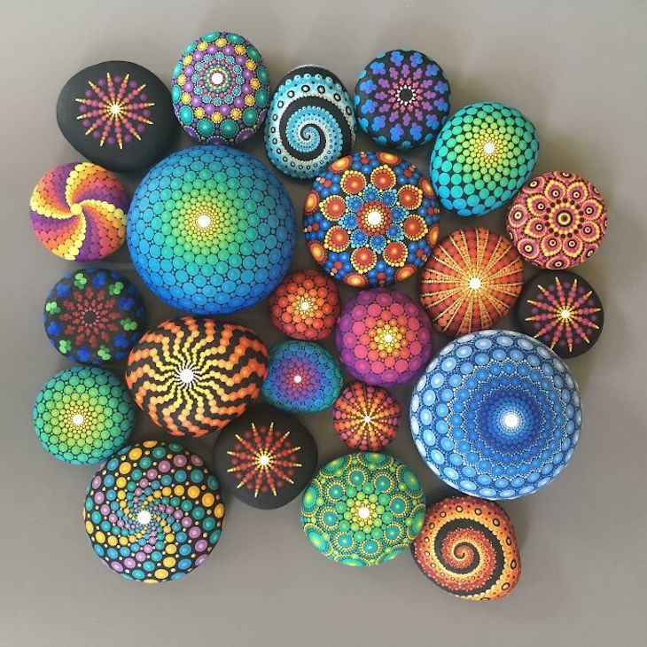 Unique and Inspiring Craft Projects painted rocks