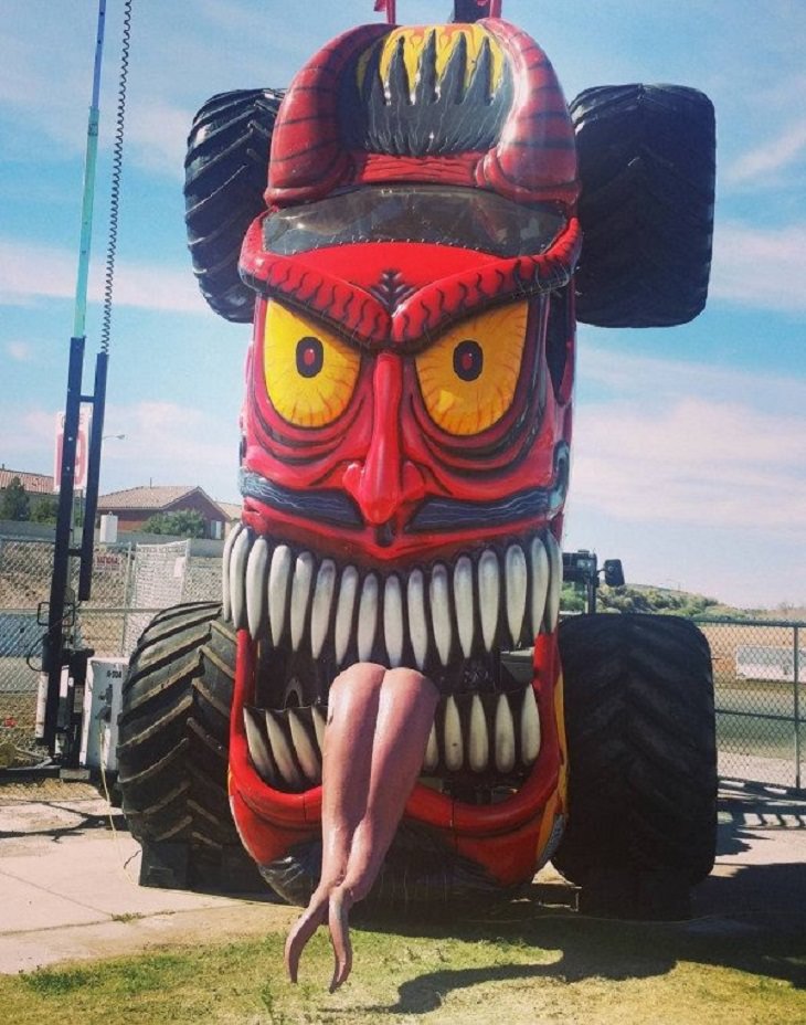 Weird and Wonderful Trucks, scary