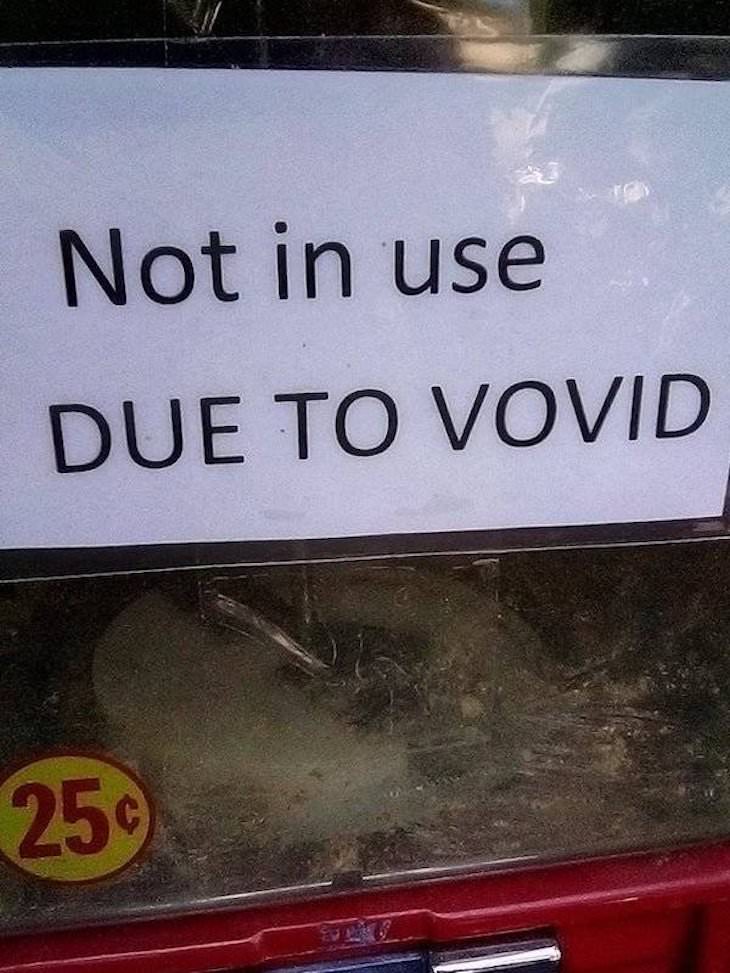 Funny Fails VOVID sign