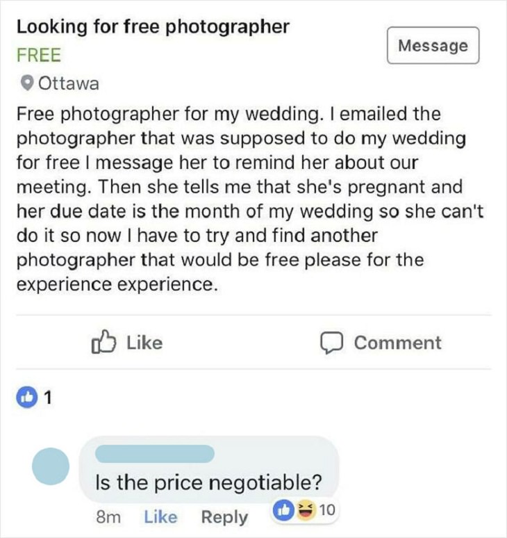 Silly Bride Requests, photographer