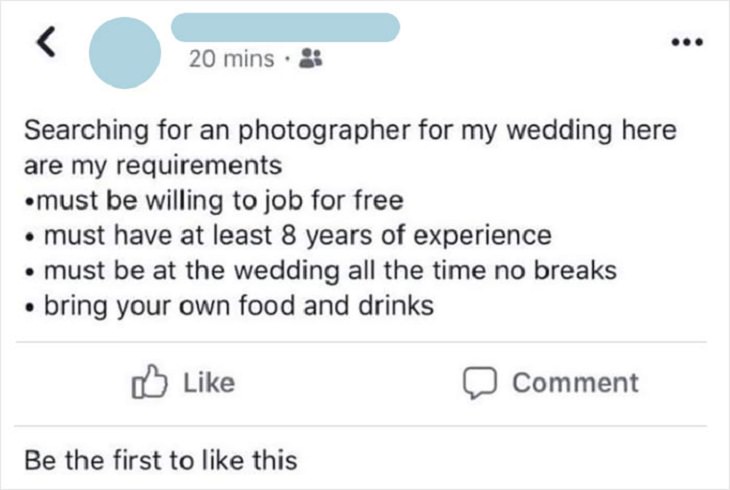 Silly Bride Requests, photography 
