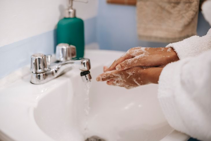 Hard Water hand washing