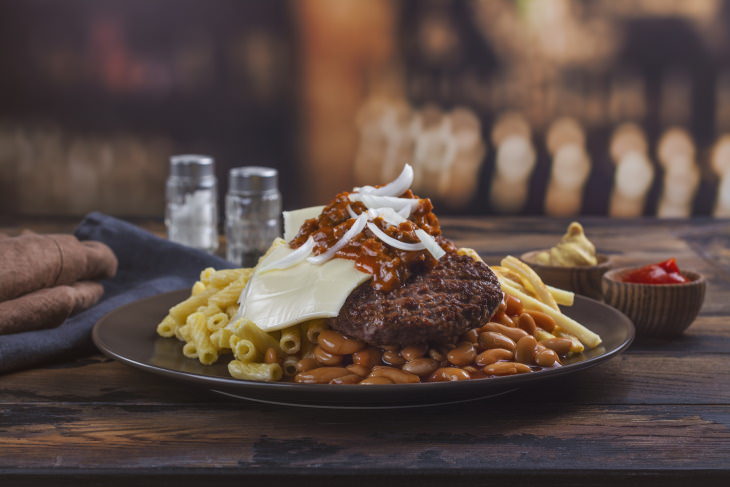 French Fries Around the World Garbage Plate