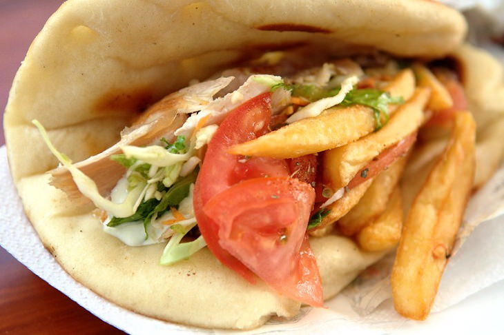 French Fries Around the World Gyros