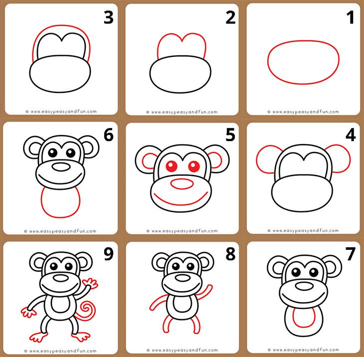 Cute Animal Drawing Tutorial for Kids, animal, tutorial, drawing, Learn  to Draw Simple Animal Drawings in Easy Steps, By Kidpid