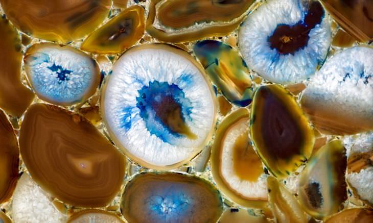 Ordinary Objects Through Microscopic Lens agate