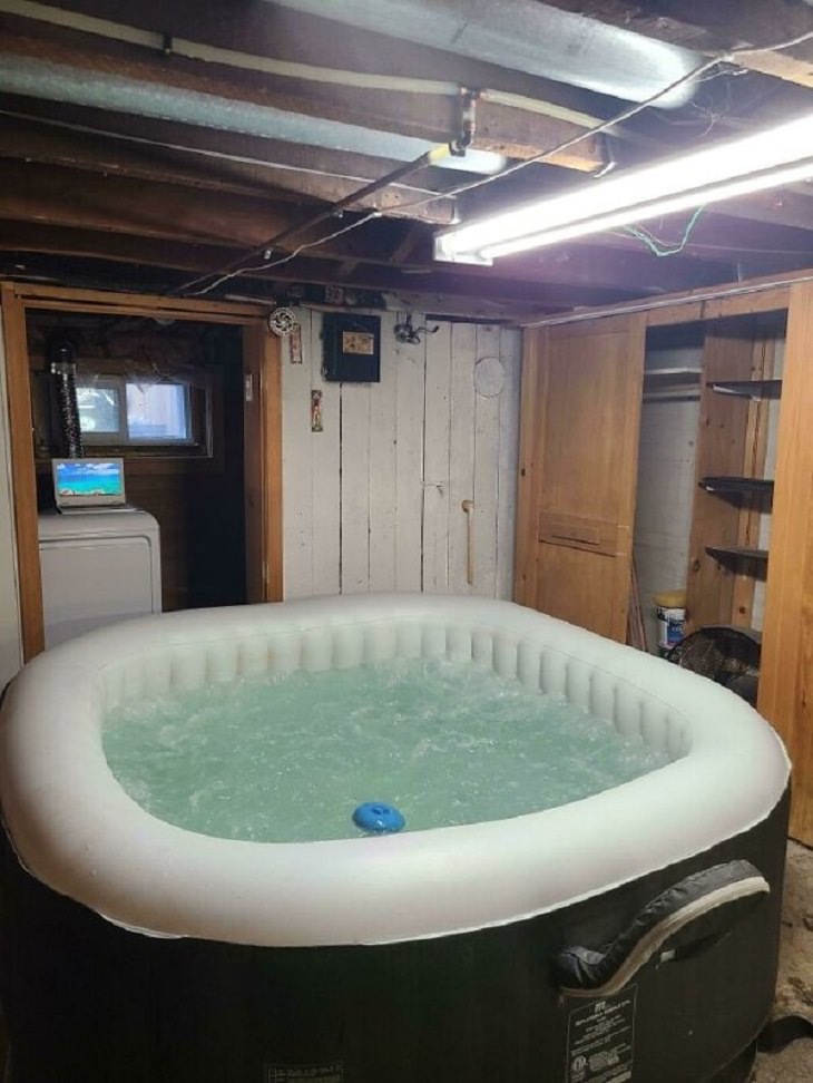 Ridiculous Solutions to Everyday Problems, hot tub