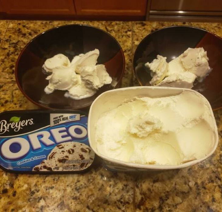 Misleading Food Packages Oreo ice cream