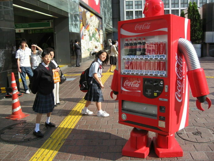 Vending Machines walking vending machine