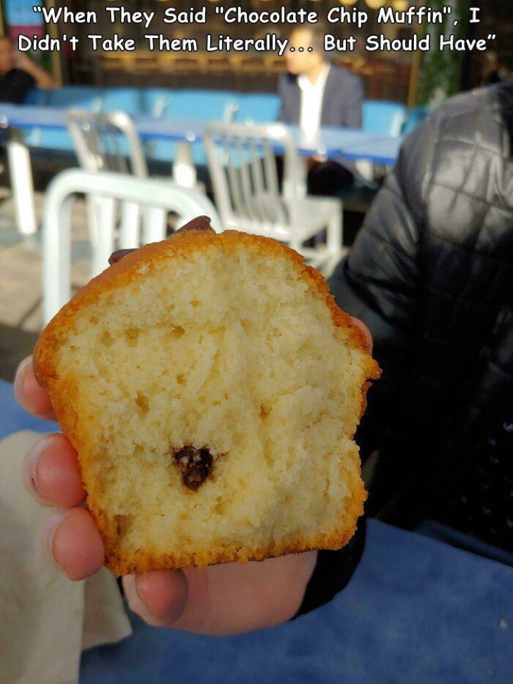 Misleading Food Packages chocolate chip muffin