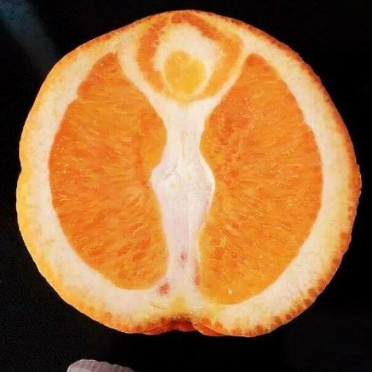 Oddly Shaped Fruits and Veggies orange fairy