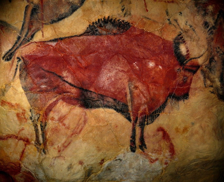 Red Throughout History Red Ochre Altamira cave painting