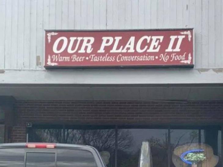 Funny Signs, restaurant 