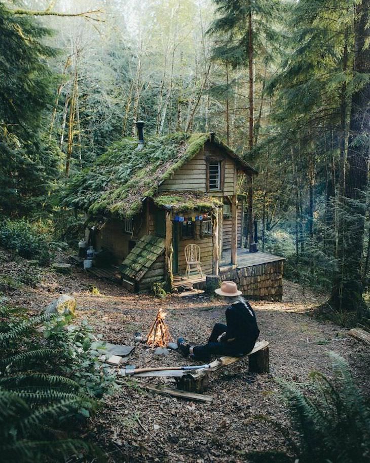 Enchanting Nature Cabins Around the World Washington State