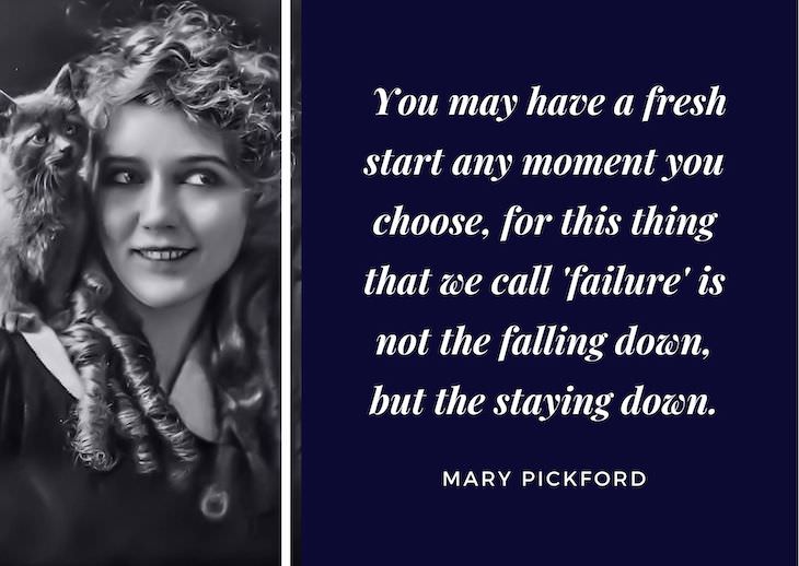  Inspiring Quotes From Old Hollywood's Top Actresses Mary Pickford