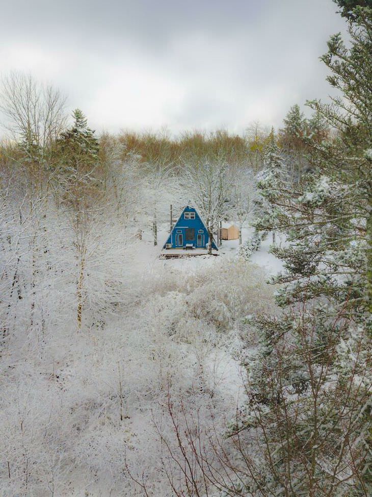 Enchanting Nature Cabins Around the World Vermont