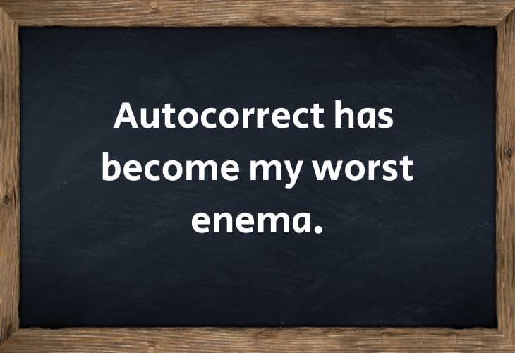 Grammar Jokes and Puns, autocorrect