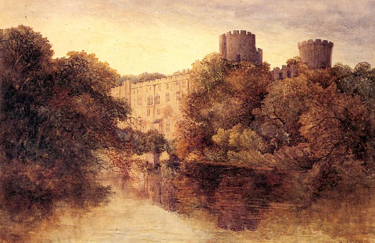 Landscape Paintings by David Cox, Castle 