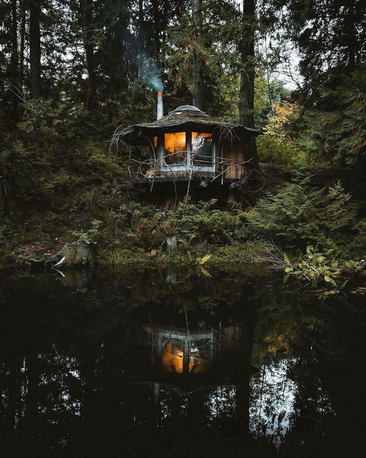 Enchanting Nature Cabins Around the World Washington State