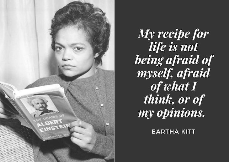  Inspiring Quotes From Old Hollywood's Top Actresses Eartha Kitt