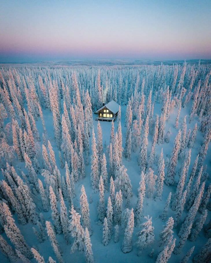 Enchanting Nature Cabins Around the World Finland