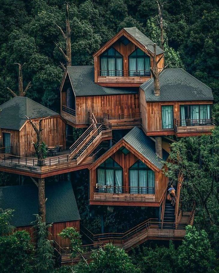 Enchanting Nature Cabins Around the World Hangzhou, China