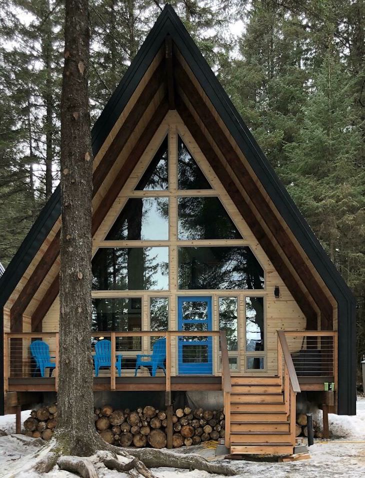 Enchanting Nature Cabins Around the World Alaska