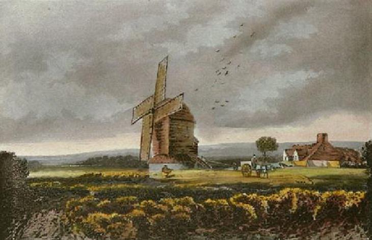 Landscape Paintings by David Cox, Windy Day
