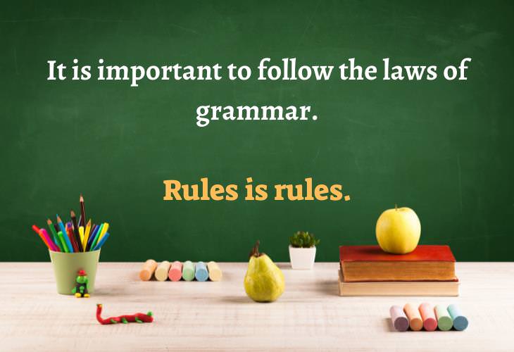 Grammar Jokes and Puns, rules