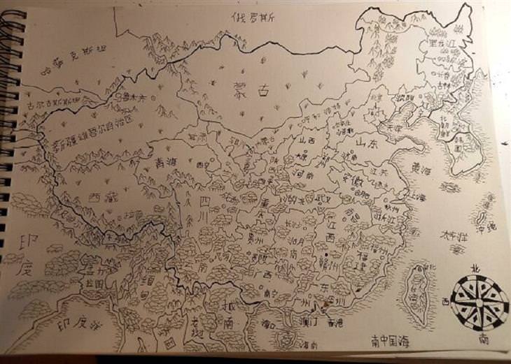 Unusual Maps, China 