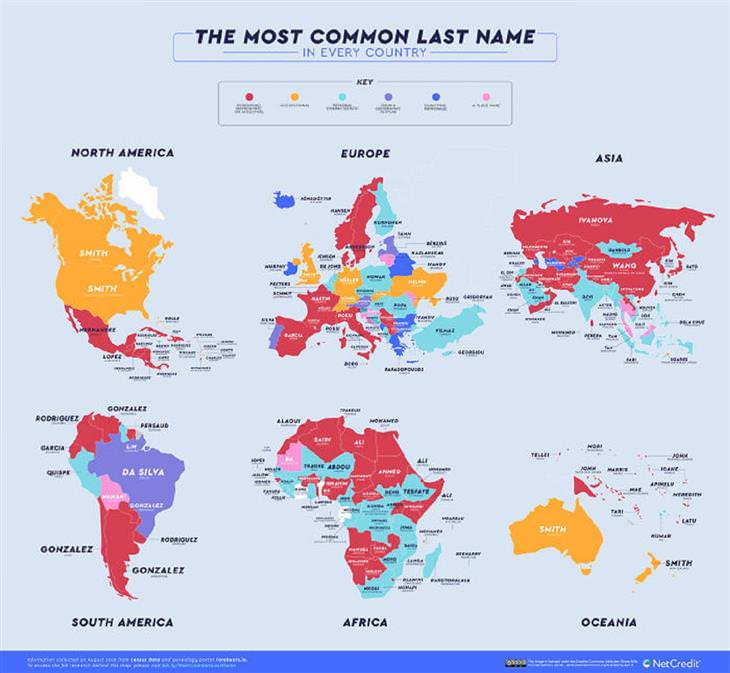Unusual Maps, common last name