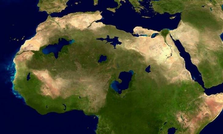 Unusual Maps, Green Sahara