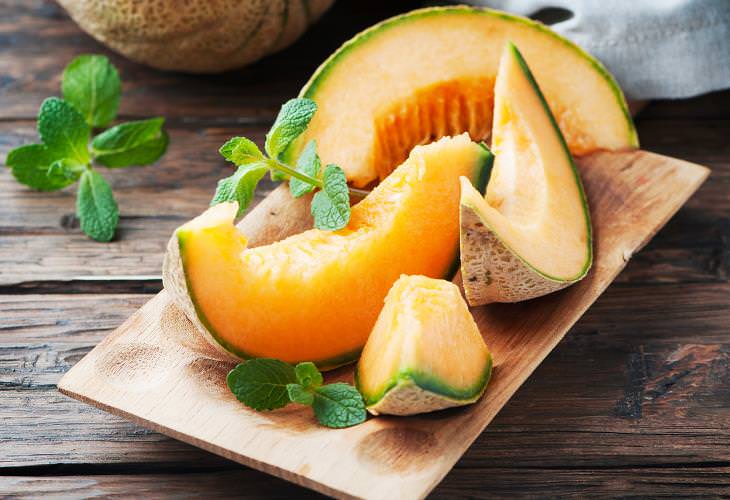 Healthy Summer Foods to Burn Fat, Cantaloupe