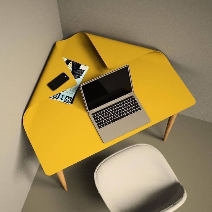 Creative and Cleverly Designed Items corner desk