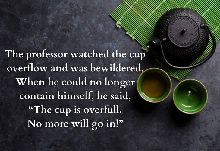 Thought-Provoking Zen Parables, tea and cups