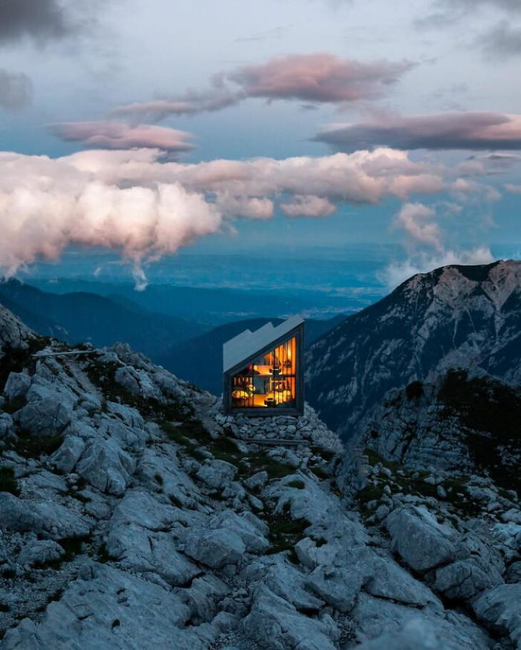 Gorgeous Places on Our Planet Kanin Winter Cabin, Western Julian Alps, Slovenia